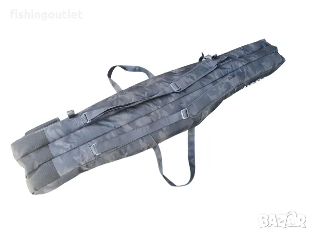 Много здрав калъф за три комплекта въдици с макари Osako Lux Rod Defender - 145, 165 и 195см, снимка 9 - Такъми - 55329369