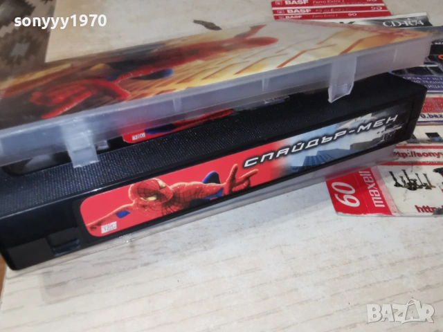 СПАЙДЪР-МЕН ORIGINAL VHS TAPE 1705261006L1, снимка 16 - Други жанрове - 54579217