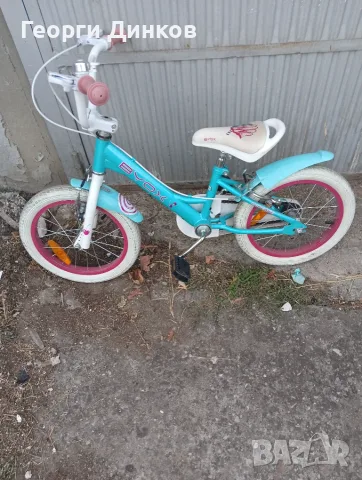 Детско колело BYOX 16 цола с помощни колела -60€-0883470565, снимка 2 - Велосипеди - 55328029
