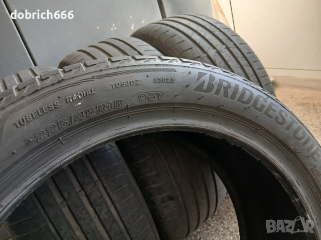 225/45/18 летни гуми Bridgestone DOT0422, снимка 5 - Гуми и джанти - 54759032