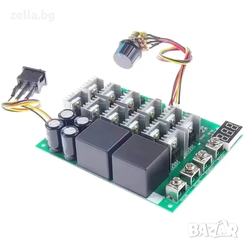 Дигитален PWM контролер 60A/100A, 12V-55V за DC мотор и HHO генератор 10113, снимка 9 - Друга електроника - 54657880