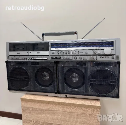 🔈Колекционерски ретро радиокасетофон SHARP GF-767 Z Boombox - профилактиран🔉