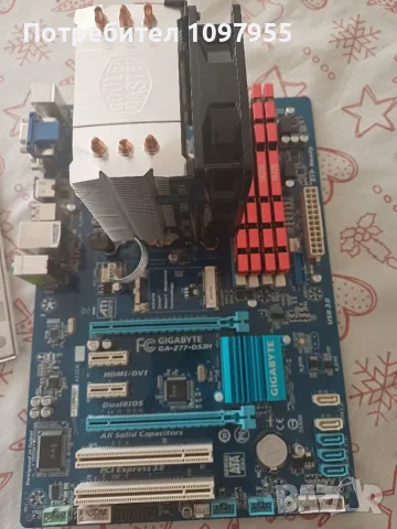 Motherboard Gygabite GA-Z77-DS3H + iNTEL i7 + 32 GB RAM, снимка 3 - RAM памет - 55504548