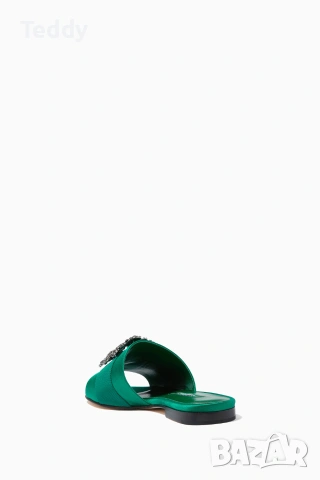  Обувки чехли Manоlo Blahnik (оригинал, нисък ток), номер 38.5-39, снимка 12 - Дамски елегантни обувки - 55054756