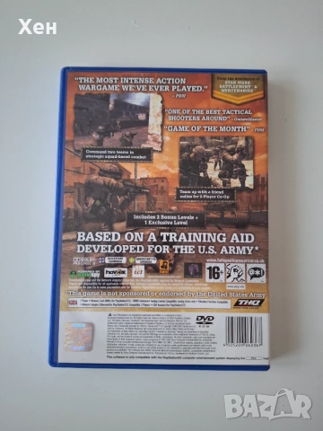 Full Spectrum Warrior PS2 Playstation 2, снимка 2 - Игри за PlayStation - 55177751
