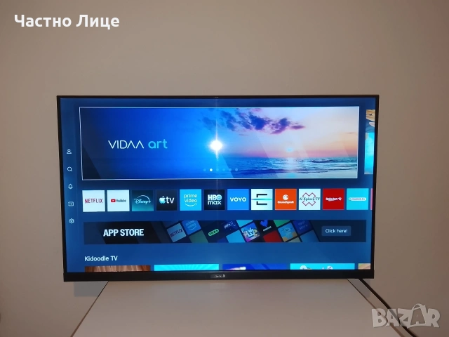Смарт телевизор Arielli 32" (Smart TV VIDAA) – Като нов + Стойка за стена