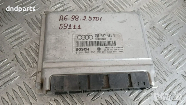 Компютър Audi A6 2.5 TDI 1998 4B0907401E 0281001833