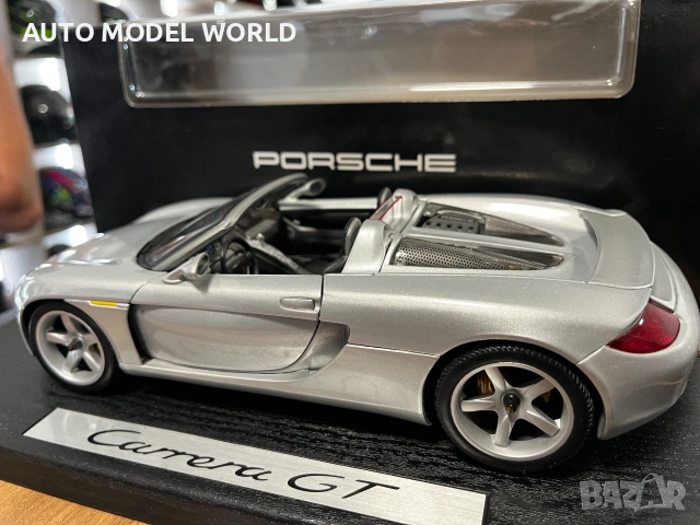 Метален колекционерси модел количка PORSCHE CARRERA GT MAISTO 1:18 88.01 лв. / 45 €, снимка 2 - Колекции - 55012810