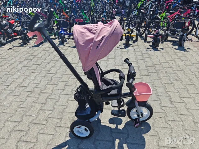 BYOX Детска триколка Flexy LUX розов, снимка 2 - Детски велосипеди, триколки и коли - 55440169