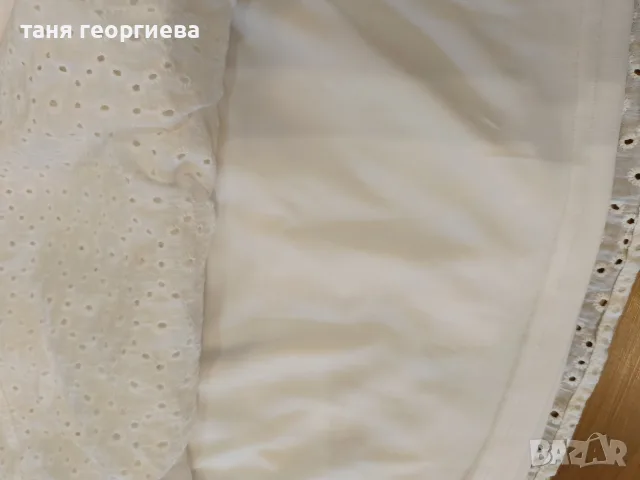 къса бяла поличка р-р 40, снимка 3 - Поли - 55337821