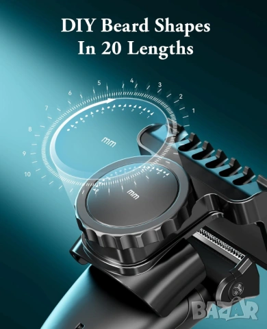 Tример 2в1 за тяло и брада водоустойчив Kensen Series S15 - НОВ, снимка 2 - Тримери - 54094342