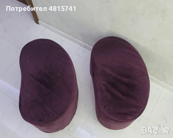 Тапицирани табуретки, снимка 3 - Дивани и мека мебел - 54810411