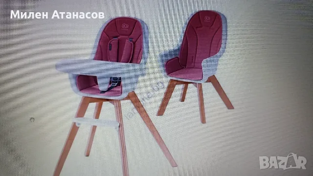 Детско столче за хранене 2 в 1 KINDERKRAFT TIXI, розово, снимка 8 - Столчета за хранене - 55594199