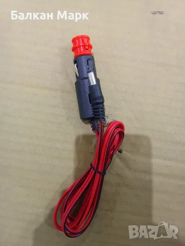 Автомобилен кабел захранване 12V 24V с универсален DIN щепсел за запалка и DC жак, снимка 2 - Аксесоари и консумативи - 55491918