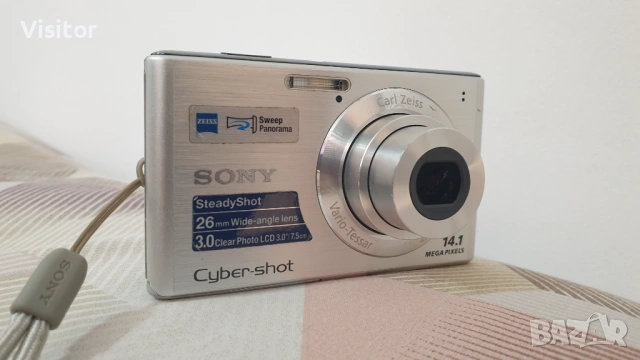 Sony Cyber-shot DSC-W550  14,1 мРх, снимка 4 - Фотоапарати - 54490294