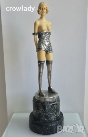 Бруно Зах 1891–1935 Камшикът за езда пластика АРТ ДЕКО Wien