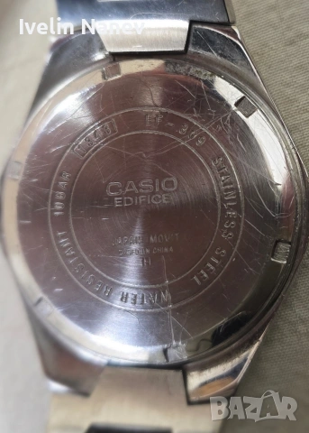 Часовник Casio edifice 100м, снимка 2 - Мъжки - 54159700