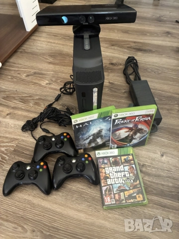 Xbox 360 Elite Black 120GB + Kinect