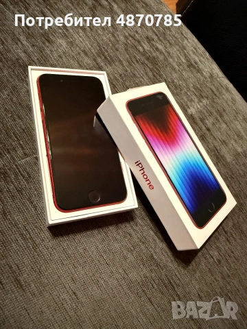 iPhone SE 2022 red , снимка 4 - Apple iPhone - 55091432