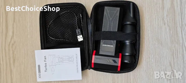 Мощен преносим турбо вентилатор Turbo Fan AS-S50 / компресор за почистване, издухване и охлаждане., снимка 2 - Вентилатори - 55436828