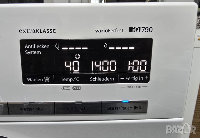 Продавам Инверторна Пералня SIEMENS iQ790 А+++ 8кг 1400 оборота Германия, снимка 8 - Перални - 54182255