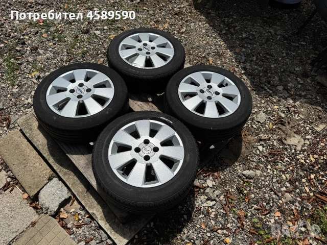 4бр.Алуминиеви джанти 15цола 4x100+ГУМИ за Opel Corsa D,E,Chevrolet Aveo,Fiat Punto, снимка 3 - Гуми и джанти - 55282507