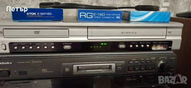 DVD+VHS комбо LG VC 8606V, снимка 4 - Плейъри, домашно кино, прожектори - 55106057