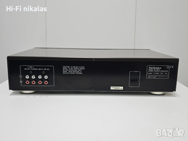 EQ стерео графичен еквалайзер ретро Hi-Fi TECHNICS SH-GE 70, снимка 8 - Ресийвъри, усилватели, смесителни пултове - 54791723