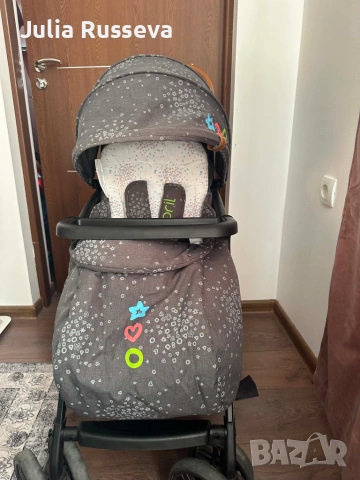  Лятна количка CHIPOLINO Ейприл сив лен, снимка 13 - Детски колички - 55151147