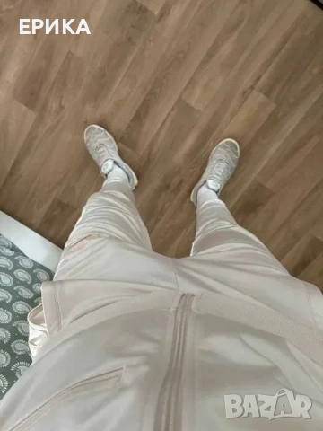 ADIDAS SILVER сребрист tracksuit pants анцунг, снимка 5 - Спортни дрехи, екипи - 54438166