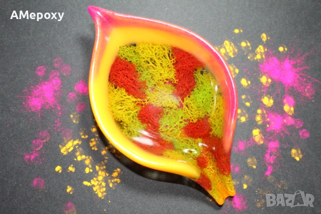 🧡 Ръчно изработена сапунерка от епоксидна смола 🩷