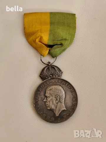 Сребърен медал Gustav Vl