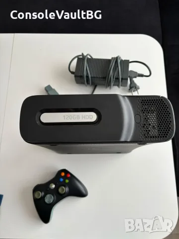 (ХАКНАТ) Xbox 360 Elite (Fat) + 16 игри , снимка 2 - Xbox конзоли - 55608158