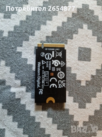Western Digital SN740 512GB, снимка 2 - Твърди дискове - 54921696
