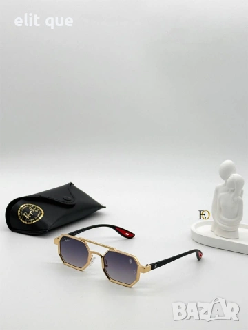 очила с калъф, кутия и ув защита ray ban prada, снимка 3 - Слънчеви и диоптрични очила - 55219864