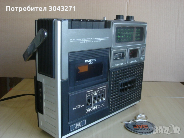 Радио касетофон ЖЕЙ ВИ СИ МОДЕЛ 9407 ЕЛ СИ, снимка 2 - Други стоки за дома - 55046578