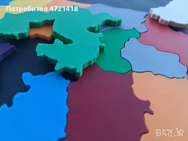 България в 28 нюанса. Дизайнерски 3D Пъзел България, снимка 3 - Пъзели - 54314756