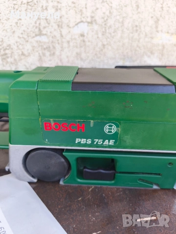 Лентов шлайф с обороти BOSCH PBS 75AE, снимка 4 - Други инструменти - 54236315