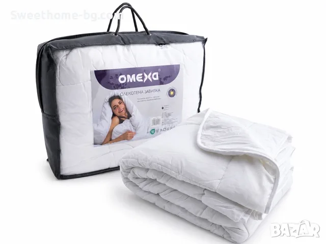 ЗАВИВКА ОЛЕКОТЕНА КАПИТОНИРАНА ЛЯТНА 180Г/М2. 180/200СМ. БЯЛО