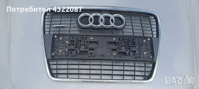 Решетка предна броня Audi A6 C6 3.0 TDI 2006г.