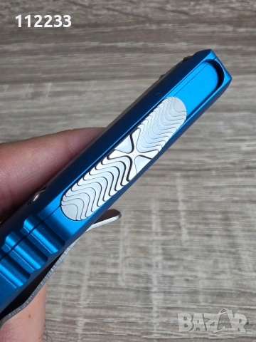 Microtech UTX-85 Blue OTF нож, снимка 6 - Ножове - 54690712