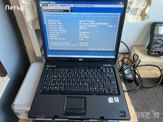 Три лаптопа - 2 бр HP nc6120, HP nc6320, снимка 15 - Части за лаптопи - 54511627