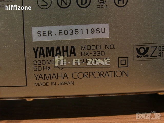 Ресивър  Yamaha rx-330 /, снимка 9 - Ресийвъри, усилватели, смесителни пултове - 54712121