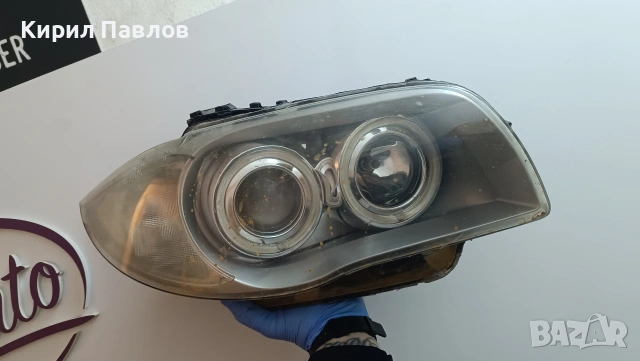 Оригинален десен фар BMW 1 серия лупа Ксенон