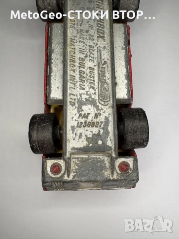 Колекционерска количка Matchbox Superfast No.22 Blaze Buster – Made in Bulgaria българия,мачбокс, снимка 7 - Колекции - 55525924