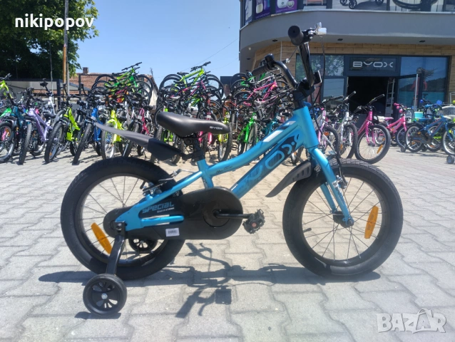 X Детски алуминиев велосипед 16" SPECIAL син, снимка 12 - Велосипеди - 54395380