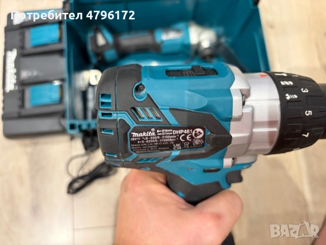 Ъглов шлайф и винтоверт Makita, снимка 5 - Ъглошлайфи - 54186262
