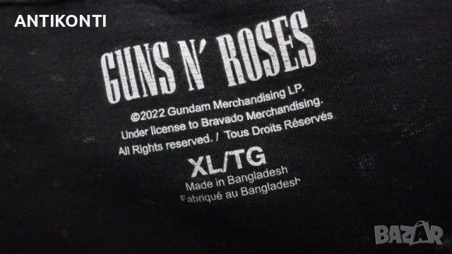 GUNS N' ROSES USE YOUR ILLUSION Тениска / Оригинален мърч, снимка 3 - Тениски - 54566628
