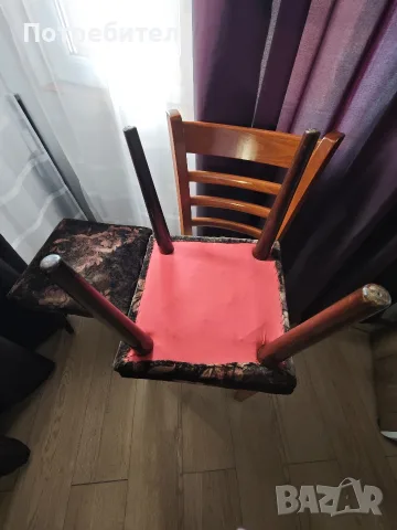 Две ретро табуретки и стол - 30 €, снимка 8 - Столове - 55391985