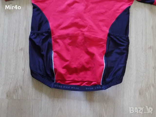 вело джърси gore bike windstopper тениска екип шосейно колоездене мъжкко оригинал L, снимка 3 - Спортни дрехи, екипи - 55615715